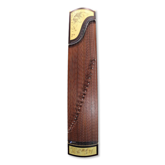 Starter Manchurian Ash Wood "Orchids and Bamboo" 21# Guzheng by Shanghai Dunhuang Yun