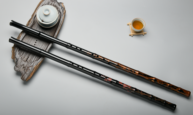 Daqi Colored Lacquer Xiao by Guo Xinming - Premium Edition