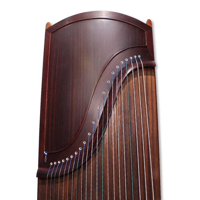Exquisite Yellow Sandalwood "Minimalistic" 21# Guzheng by Shanghai Dunhuang Yun