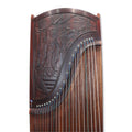Exquisite Yellow Sandalwood "Regal Elegance" 21# Guzheng by Shanghai Dunhuang Yun