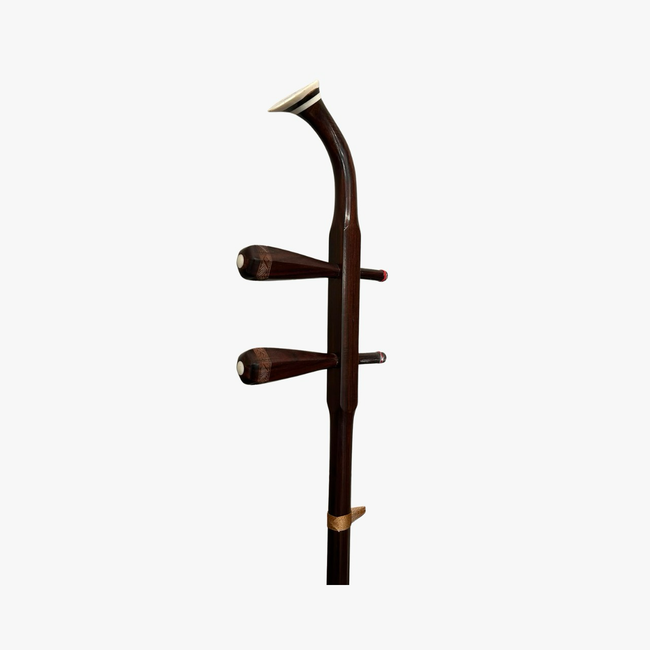 Ming Qing Aged Rosewood Erhu by Yu Kai Ming - Classic Curved headstock