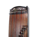 Premium Black Sandalwood Portable Floral Design Guzheng by Zheng He