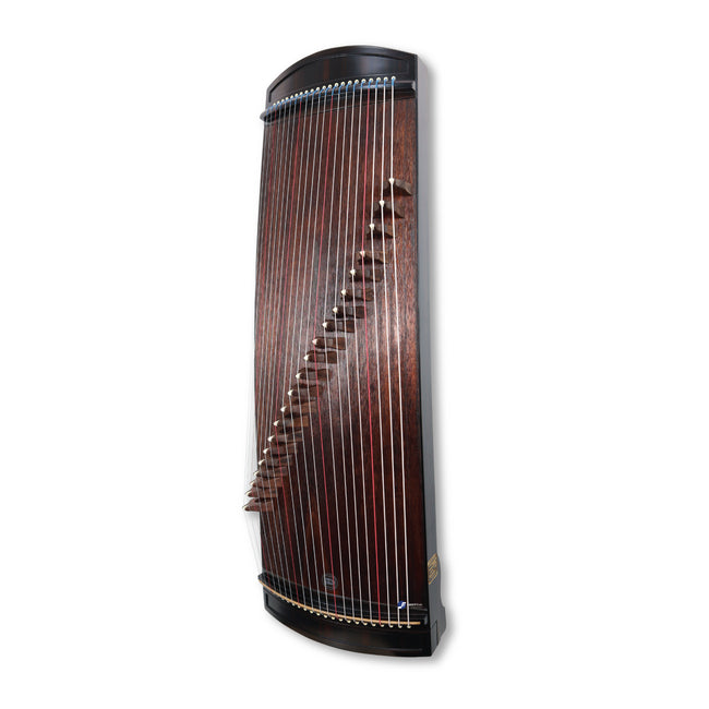 Premium Black Sandalwood Portable Minimalist Guzheng by Zheng He