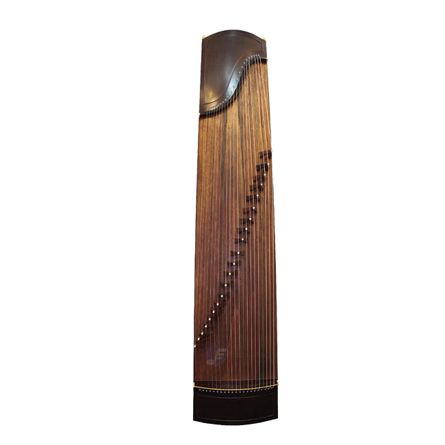 Professional Black Rosewood "Minimalistic" 21# Guzheng by Shanghai Dunhuang Yun
