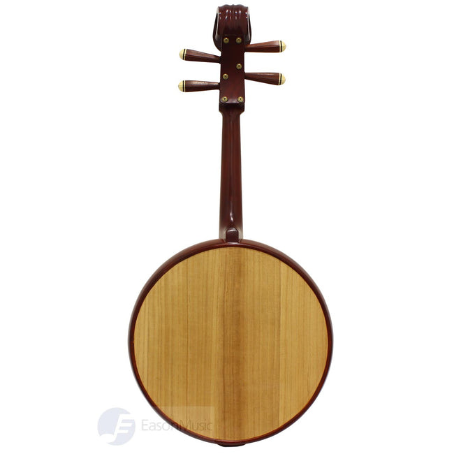 Professional Red Huali Wood Zhongruan by Shanghai Dunhuang Yun