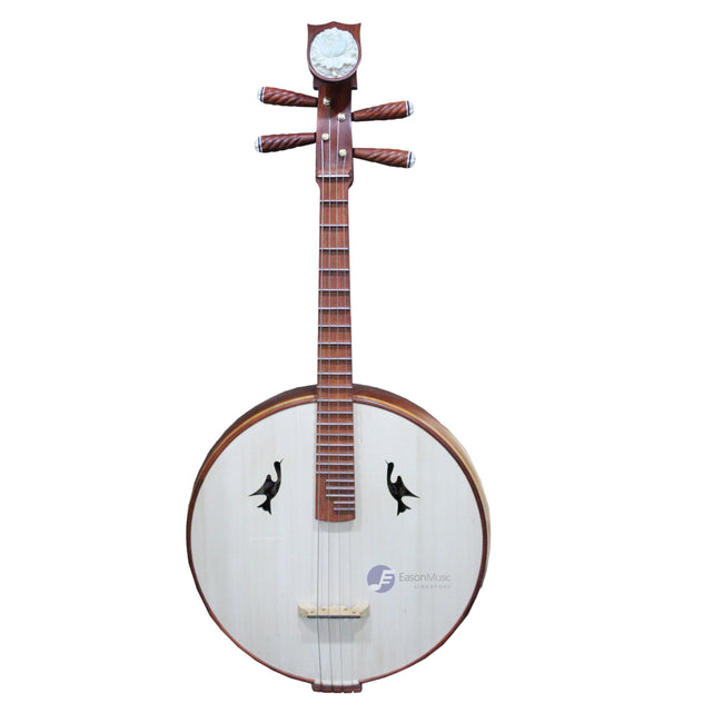 Professional Hong Huali Wood Beijing Daruan with Nylon Frets by Liang Hao