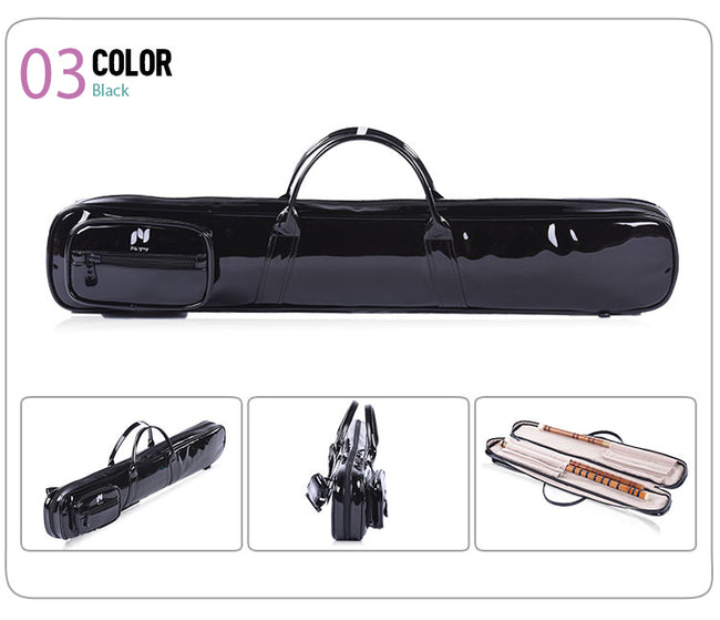 Enamel Leather Dizi Bag by Jiayue