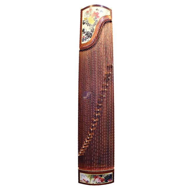Popular African Violet Sandalwood "Spring Blossoms" 21# Guzheng by Shanghai Dunhuang Yun