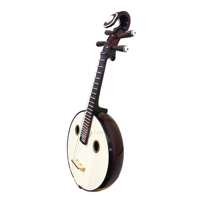 Exquisite Painted Rosewood Zhongruan by Liang Hao