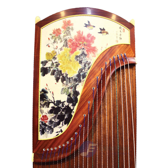 Popular African Violet Sandalwood "Spring Blossoms" 21# Guzheng by Shanghai Dunhuang Yun