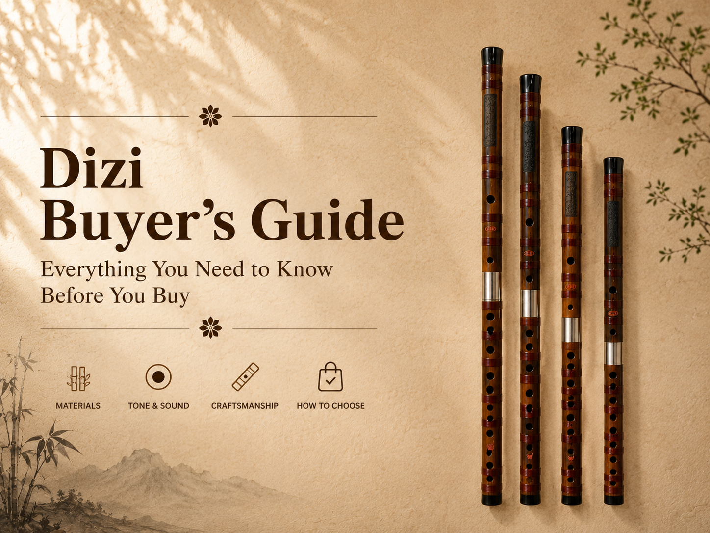 The Dizi Buyer's Guide: How to Choose a Chinese Bamboo Flute | Eason Music Singapore