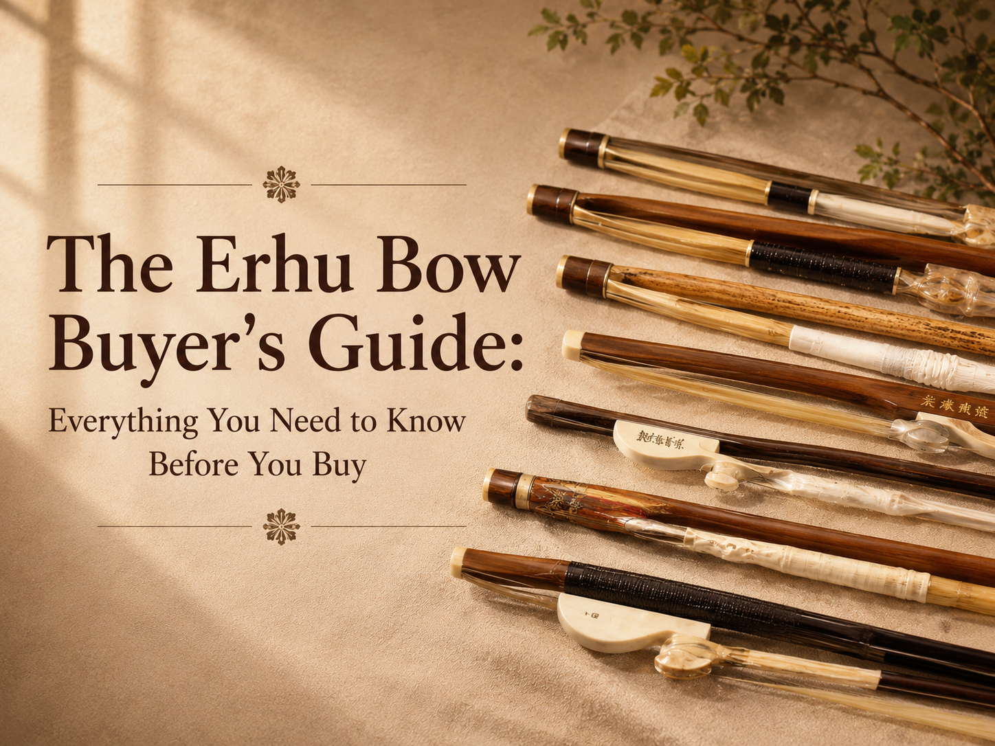 Erhu Bow Buyer's Guide