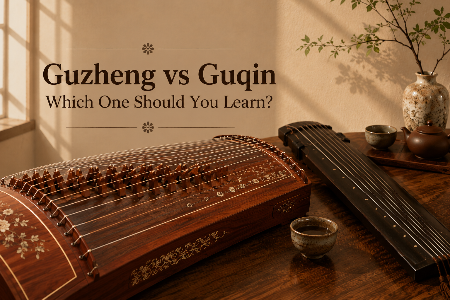 Guzheng vs Guqin: Which Chinese Zither Is Right for You