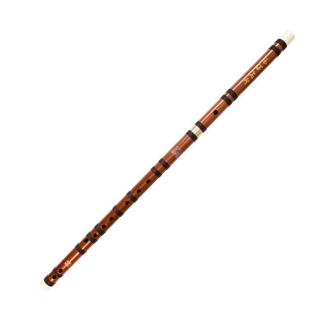 Premium Handcrafted White Bamboo Dizi Flute by Bao Guoliang