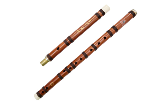 Premium Handcrafted White Bamboo Dizi Flute by Bao Guoliang
