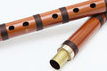 Premium Handcrafted White Bamboo Dizi Flute by Bao Guoliang