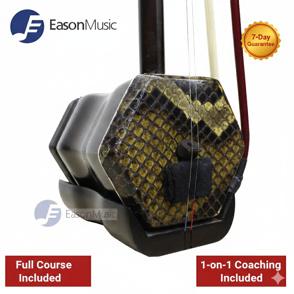 Erhu Starter Kit: Instrument, Course & 1-on-1 Coaching | Eason Music ...