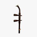Ming Qing Aged Rosewood Erhu by Yu Kai Ming - Classic Curved headstock