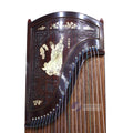 Exquisite Yellow Sandalwood "Reading Lovers" 21# Guzheng by Shanghai Dunhuang Yun