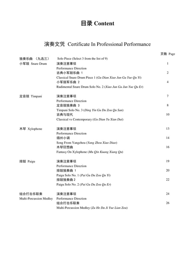 Percussion Teng CI Certification for Professional Performance