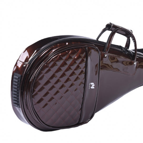 Enamel Leather Pipa Bag by Jiayue