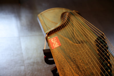 Exquisite Aizu Paulownia with Violet Sandalwood 21# One-Piece Guzheng by Chuan Cheng